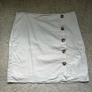 Loft high-waisted linen skirt. Size 4.